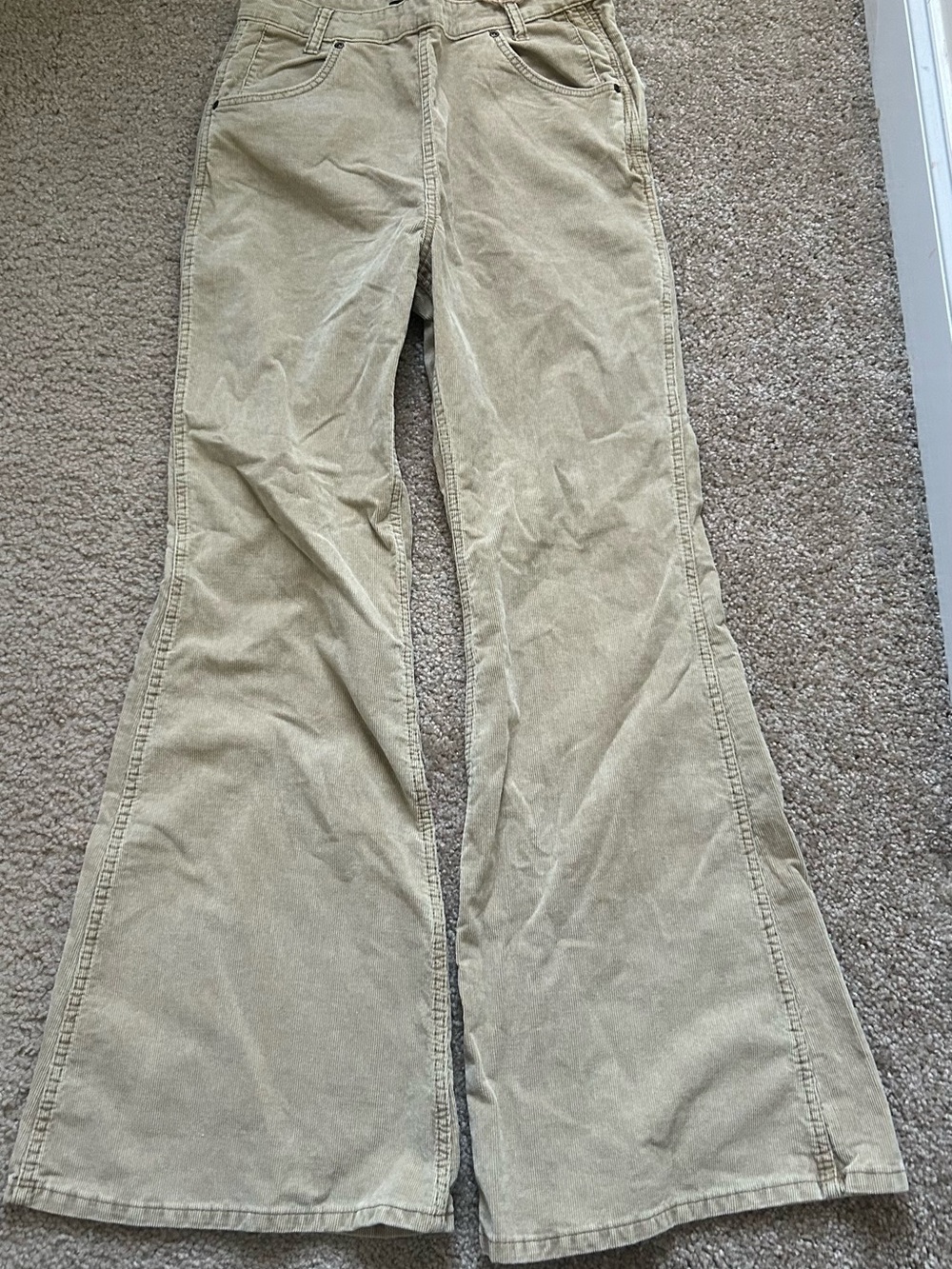 Lee Women's Boot Cut Corduroy Pants in Tan